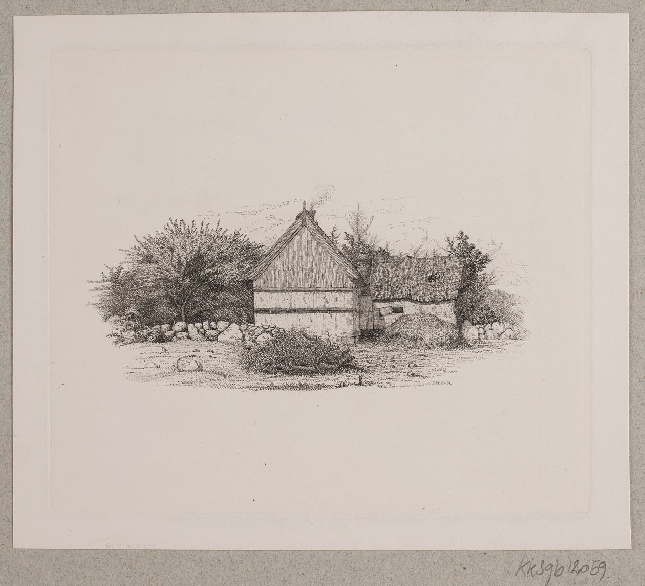 Una casa colonica da Vilhelm Kyhn