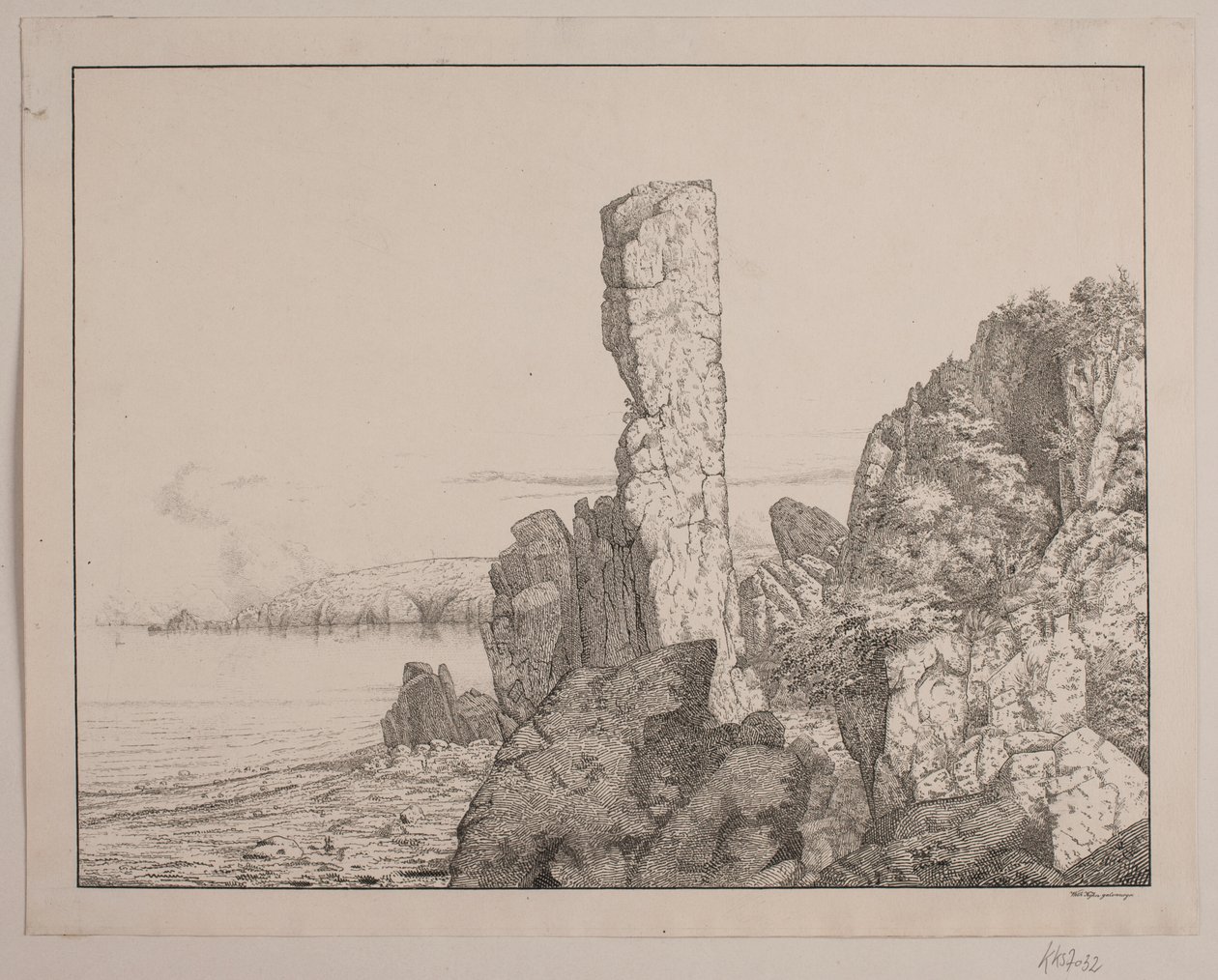Costa rocciosa a Bornholm da Vilhelm Kyhn
