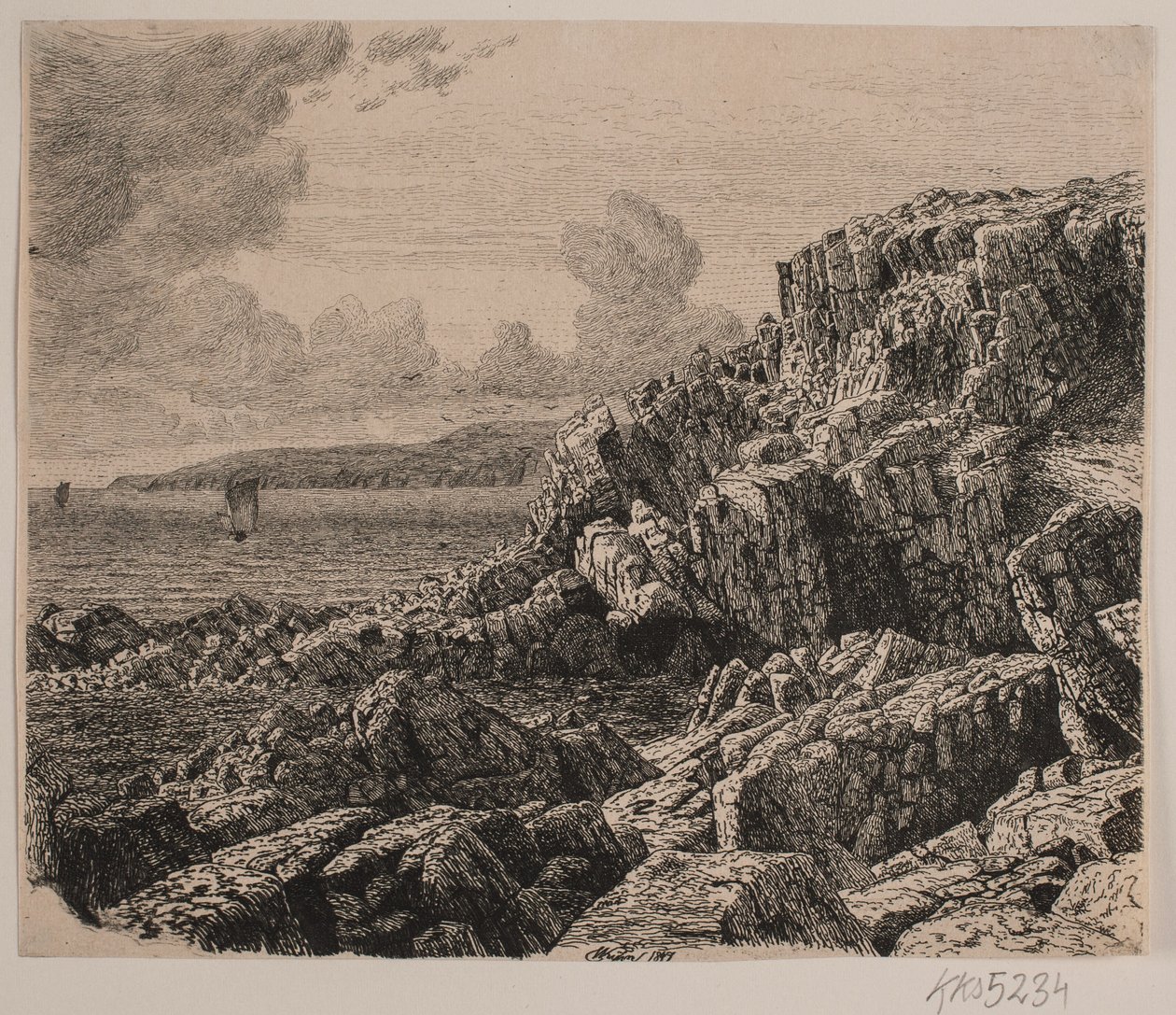Paesaggio costiero di Bornholm da Vilhelm Kyhn