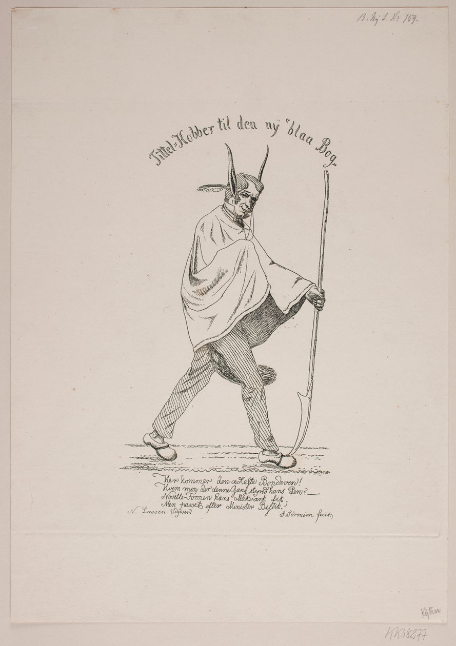 Ritratto satirico da Vilhelm Kyhn