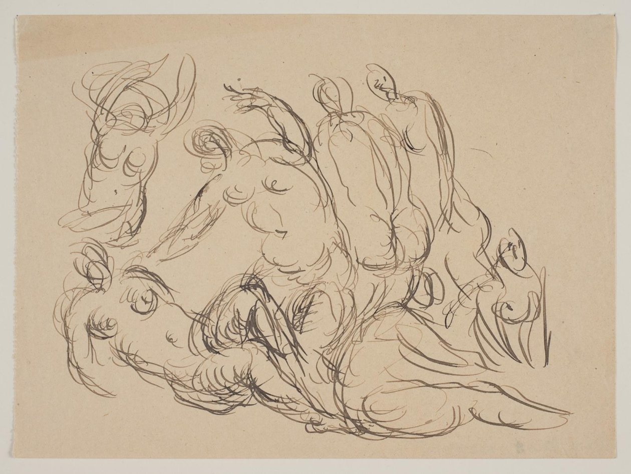 Composizione con sette donne nude da Vilhelm Lundstrøm