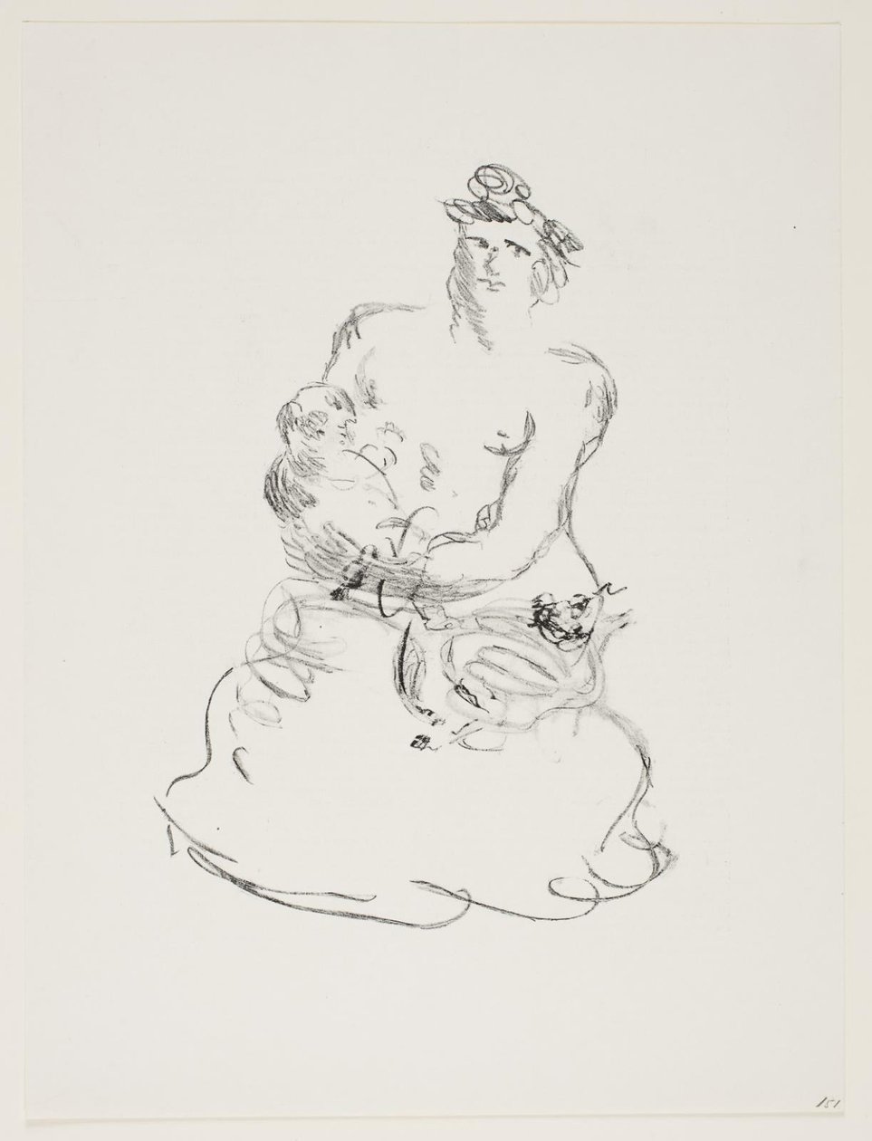 Donna e bambino da Vilhelm Lundstrøm