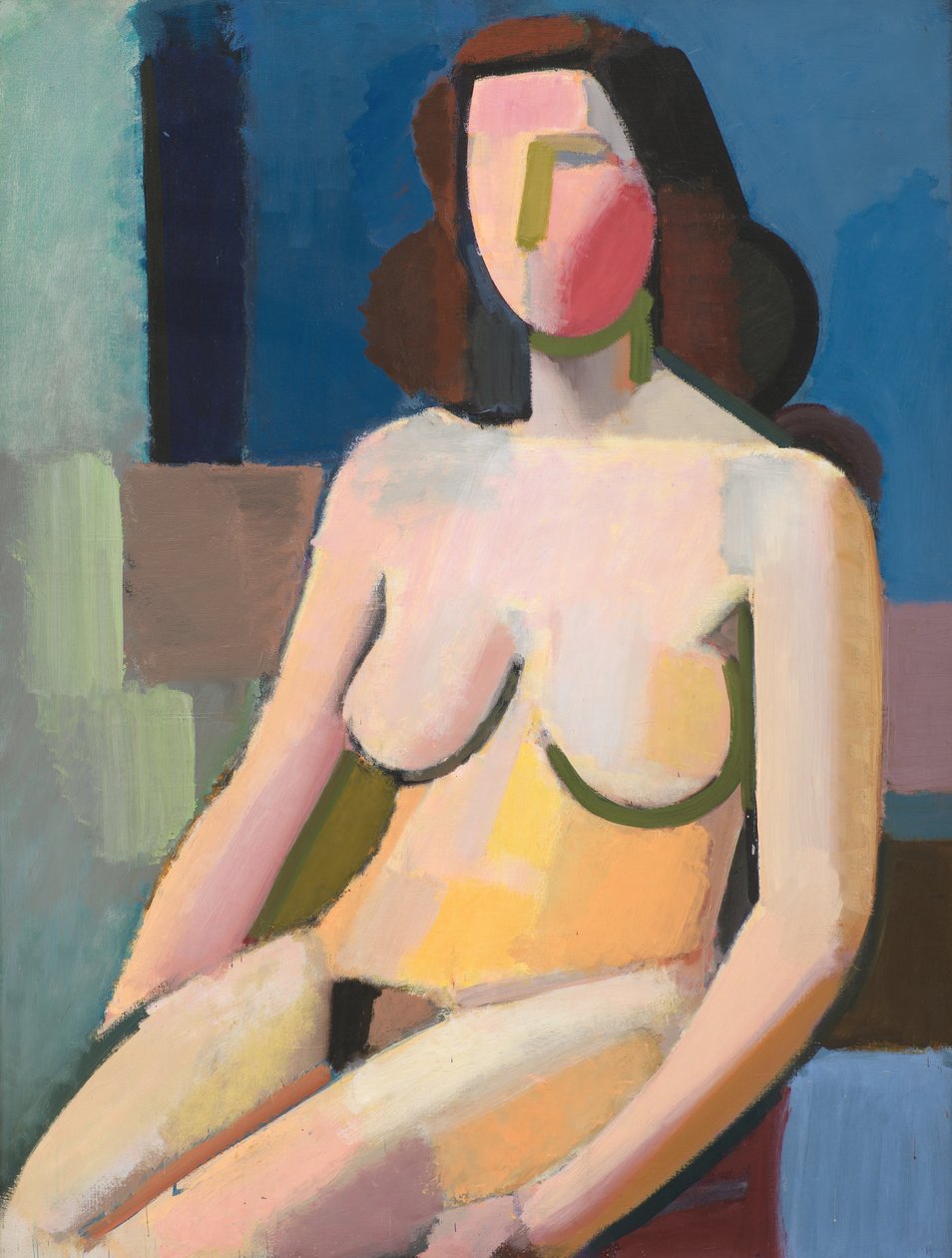 Nudo femminile seduto da Vilhelm Lundstrøm