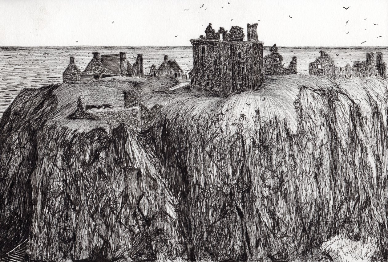 Castello di Dunottar da Vincent Alexander Booth