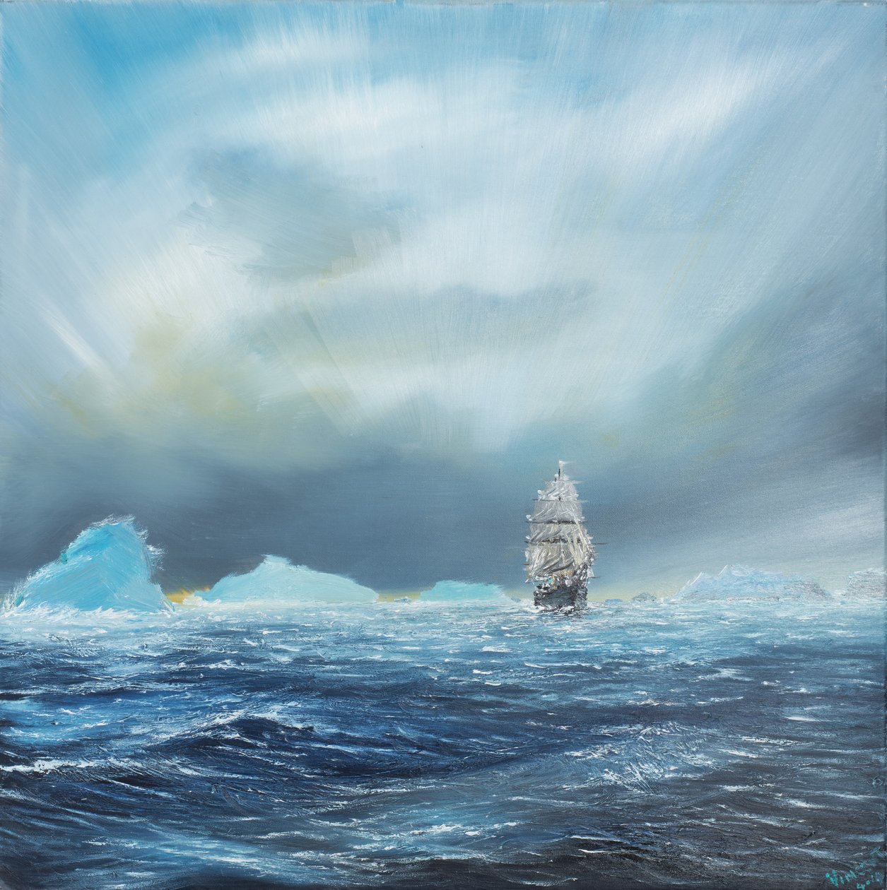 Dominio del ghiaccio, Terra Nova passa gli iceberg, 2014 da Vincent Alexander Booth