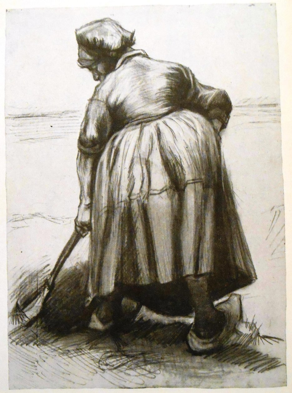 Contadino che scava, visto da dietro da Vincent van Gogh