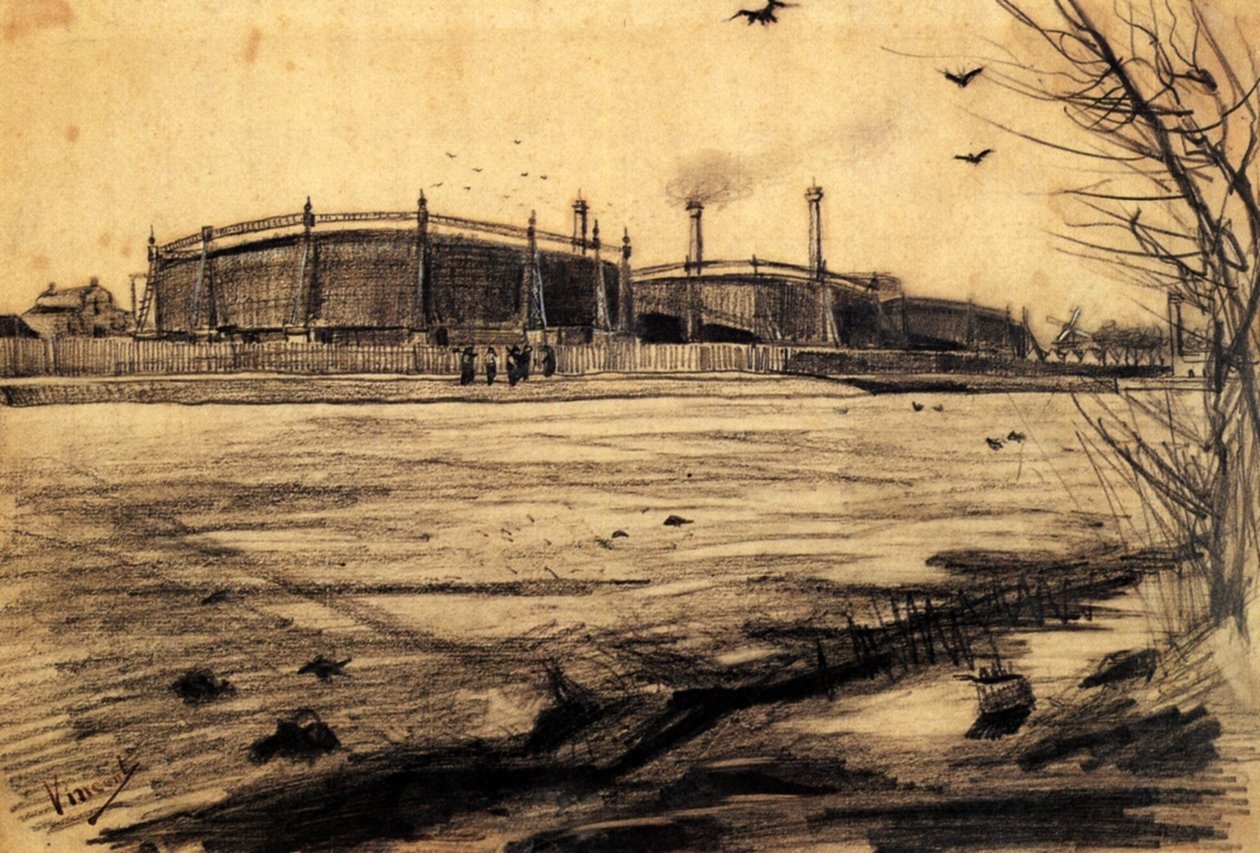 Fabbrica del gas (F924) da Vincent van Gogh
