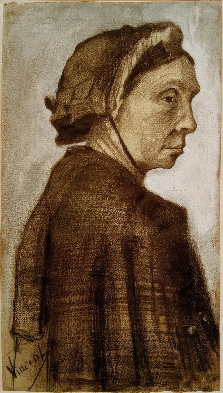 Testa di una donna da Vincent van Gogh