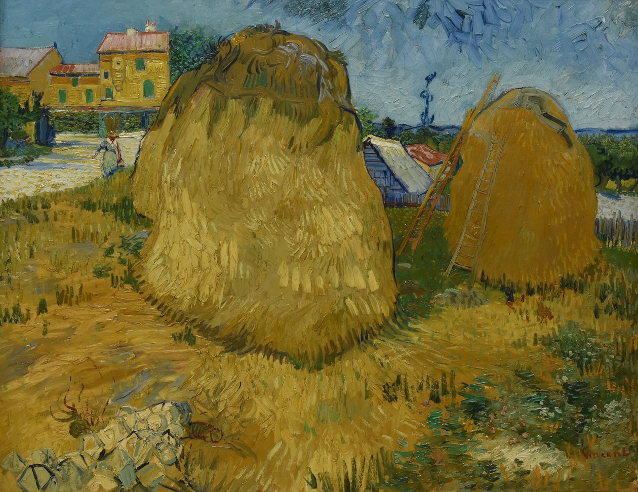 Covoni di grano in Provenza da Vincent van Gogh