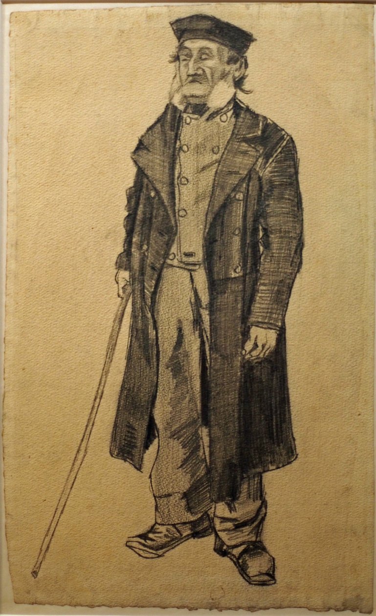 Vecchio con un bastone da Vincent van Gogh