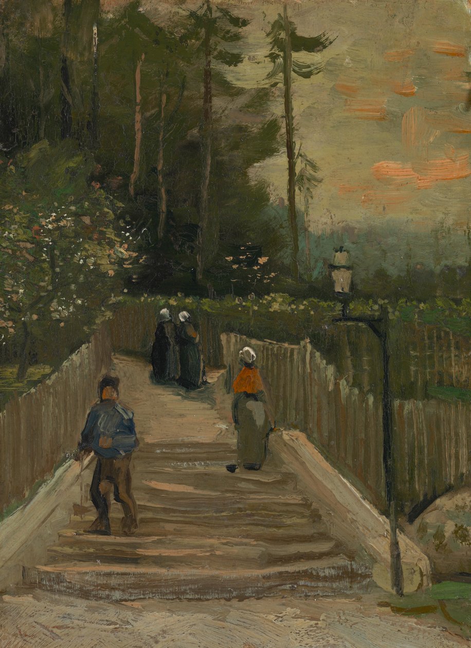 Sentiero a Montmartre da Vincent van Gogh