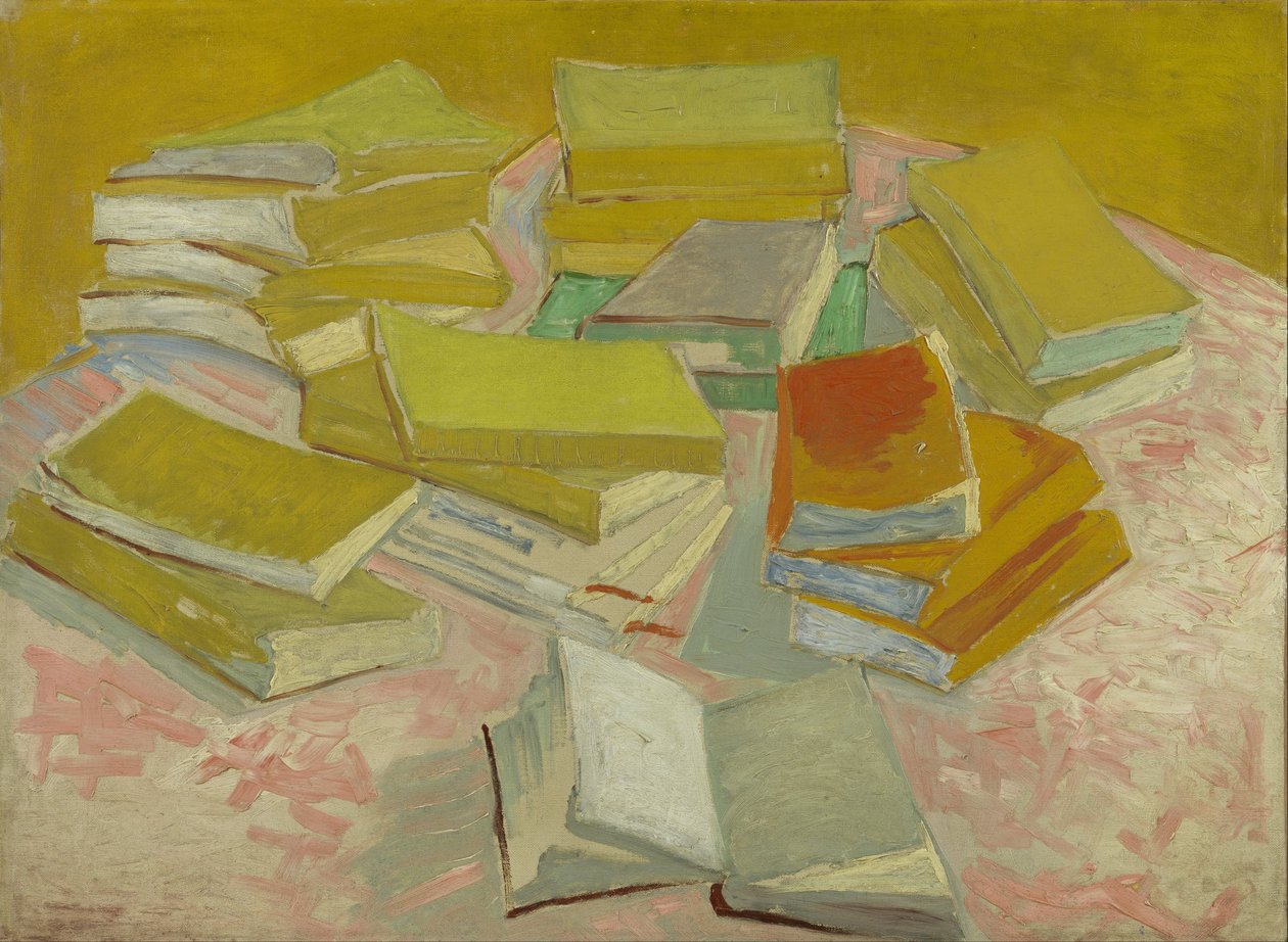 Pile di romanzi francesi da Vincent van Gogh