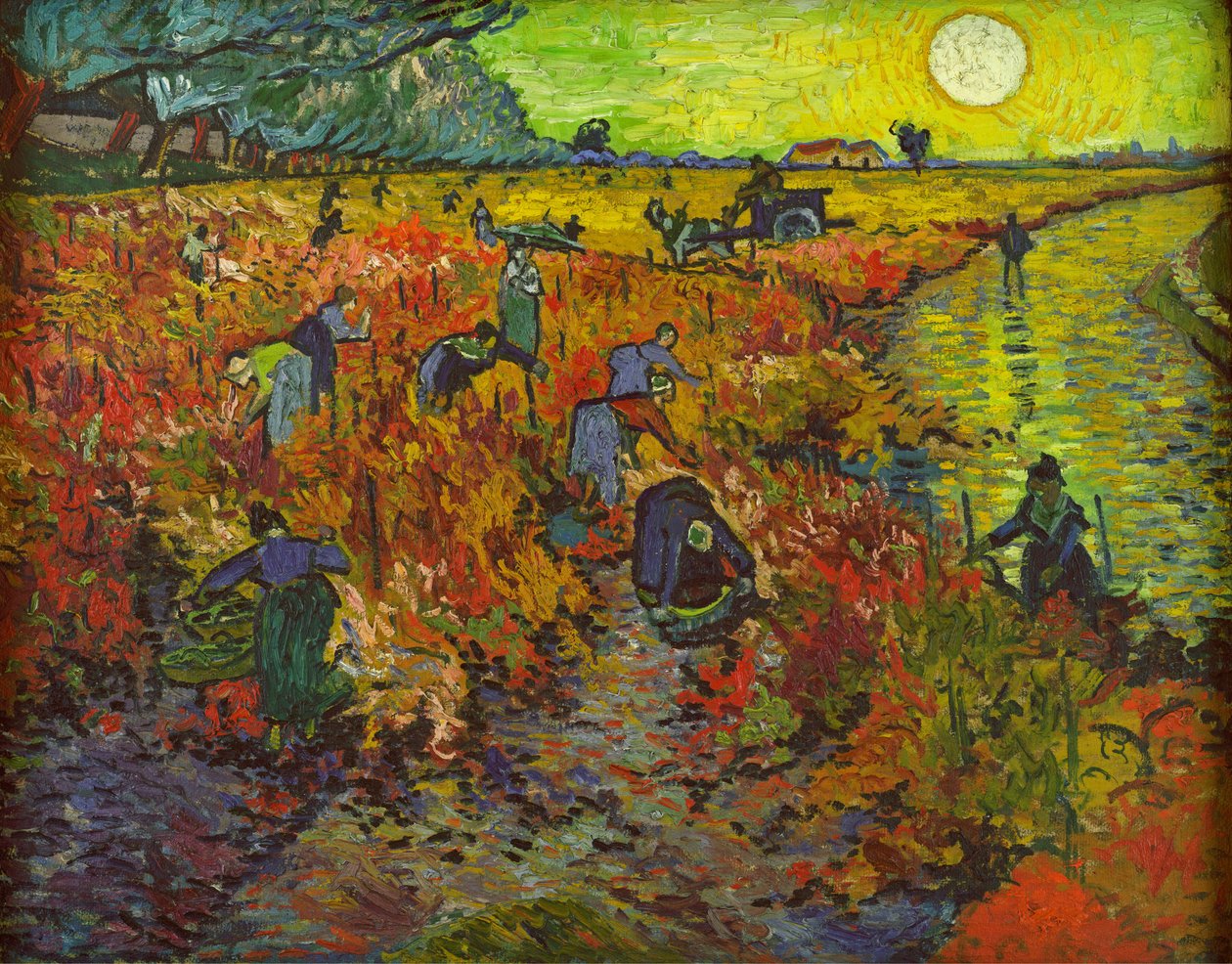 Vigneto rosso ad Arles da Vincent van Gogh