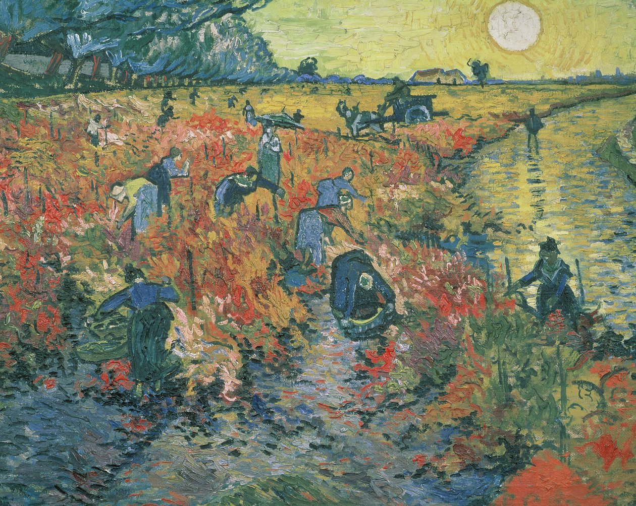 Vigneti Rossi ad Arles, 1888 da Vincent van Gogh