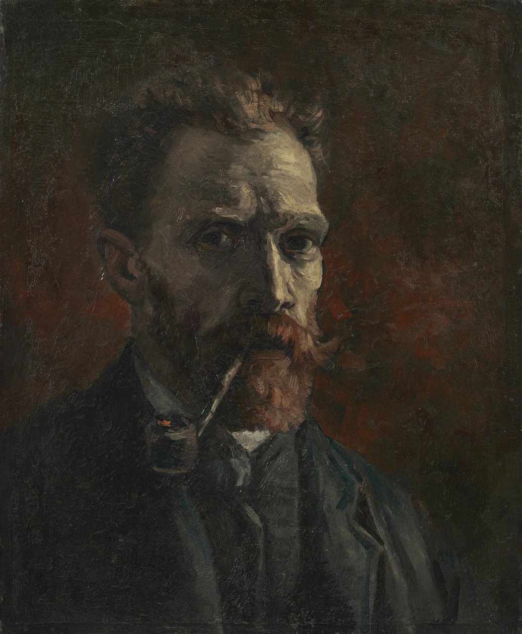 Autoritratto con pipa da Vincent van Gogh