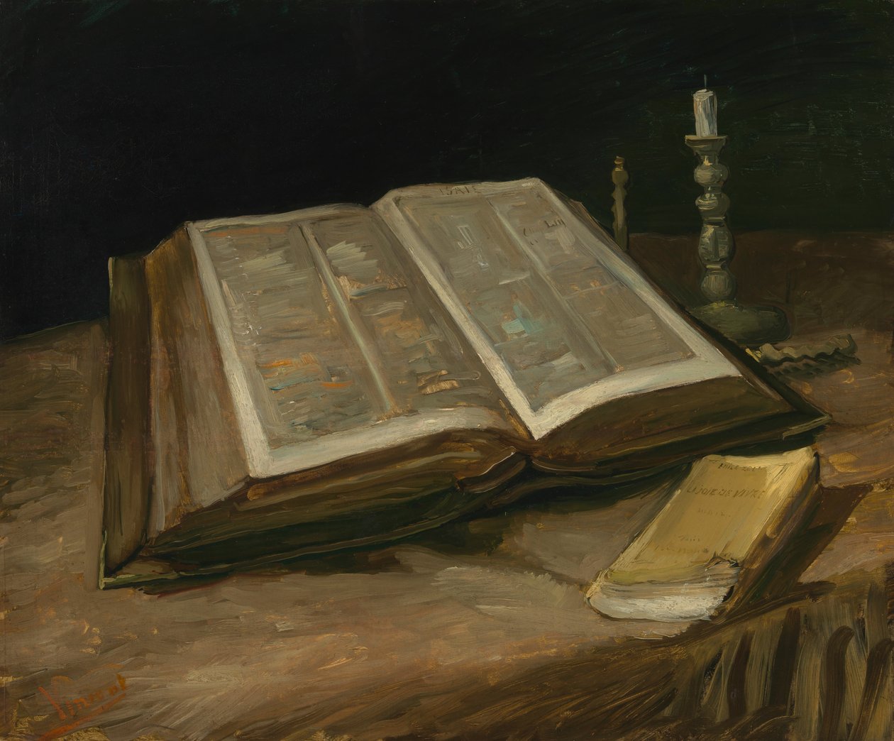 Natura morta con Bibbia, 1885 da Vincent van Gogh