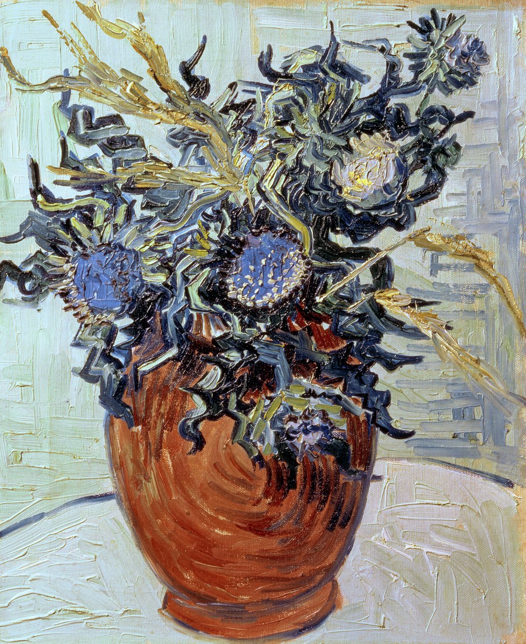 Natura morta con cardi, 1890 da Vincent van Gogh