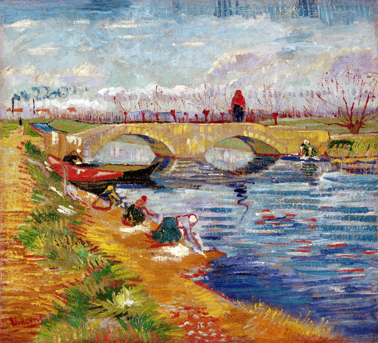 Il Ponte di Gleize sul Canale di Vigneyret, vicino ad Arles da Vincent van Gogh