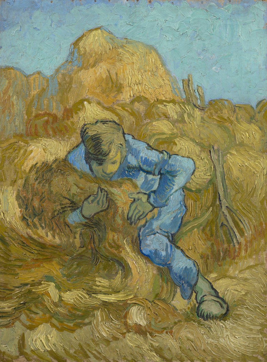 Il legatore di covoni (dopo Millet) da Vincent van Gogh