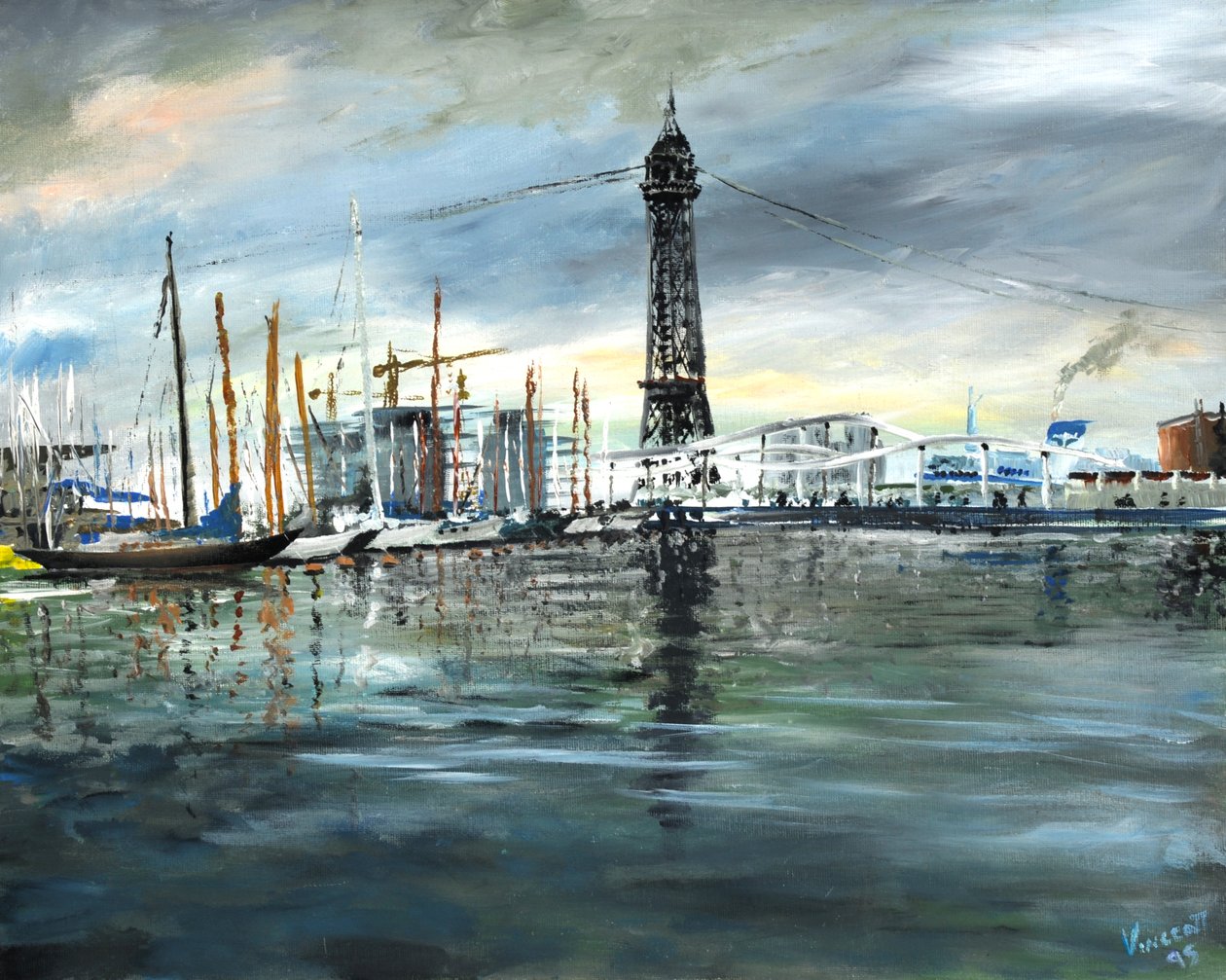 Barche di Barcellona da Vincent Alexander Booth