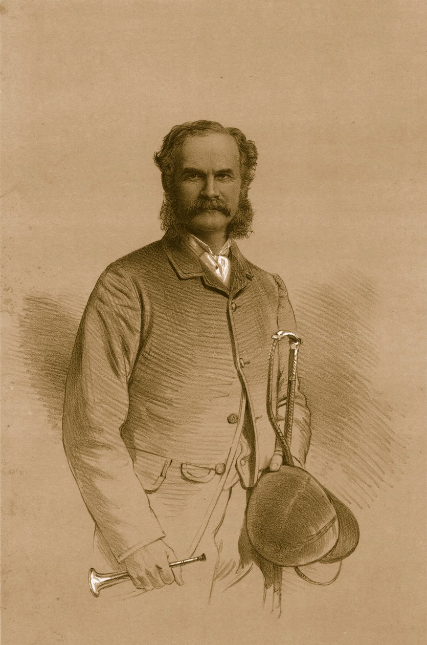 Tenente colonnello A.M. Calvert, 1879 da Vincent Brooks Day and Son