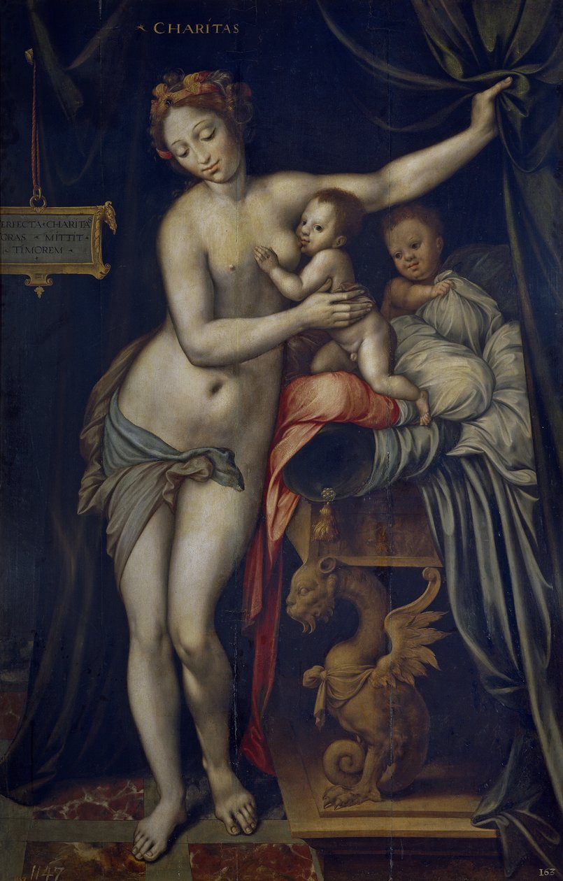 Carità, ca. 1555 da Vincent Sellaer