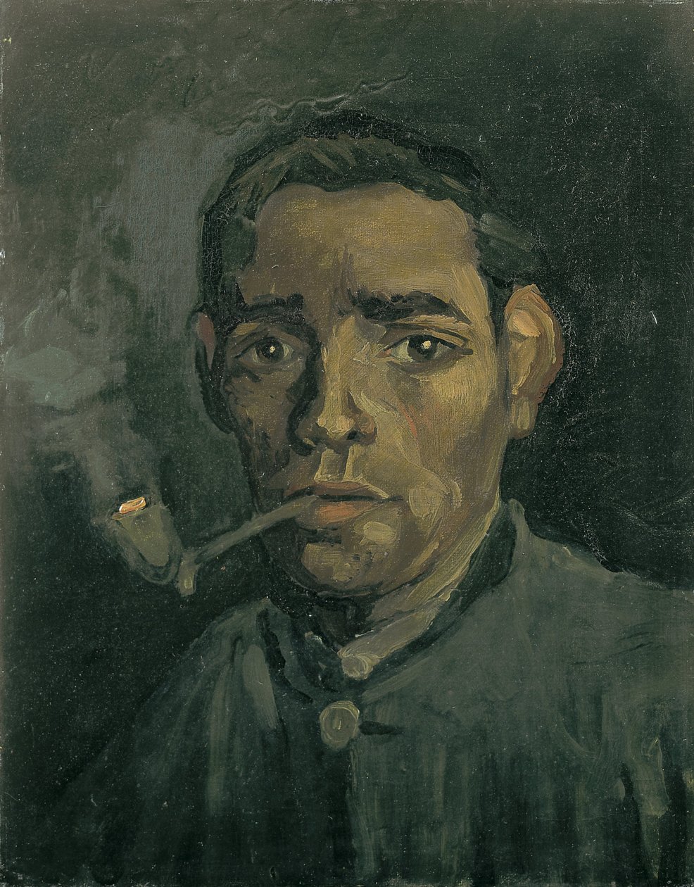 Testa di un uomo, 1884-1885 da Vincent van Gogh