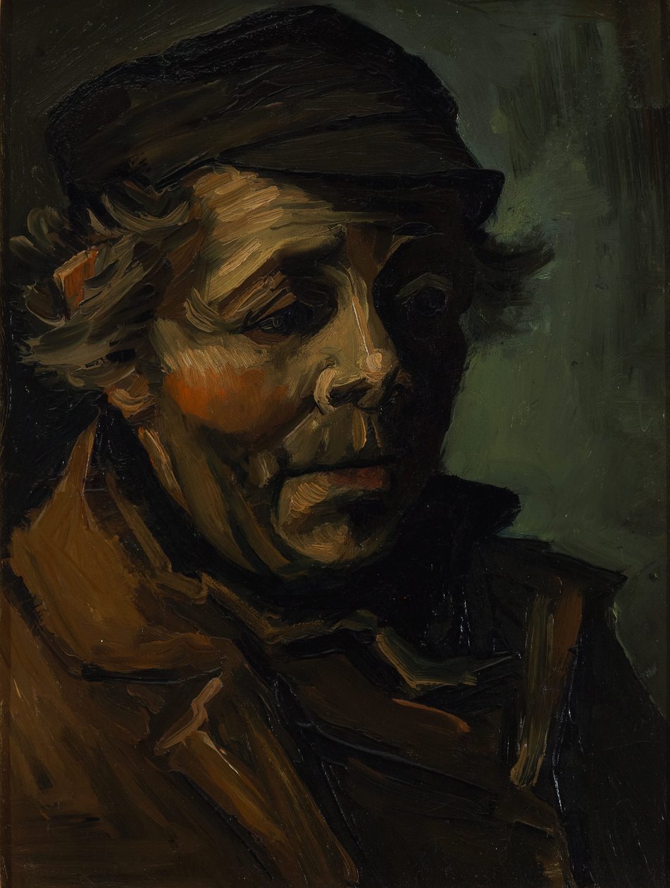 Testa di un contadino, 1884 da Vincent van Gogh
