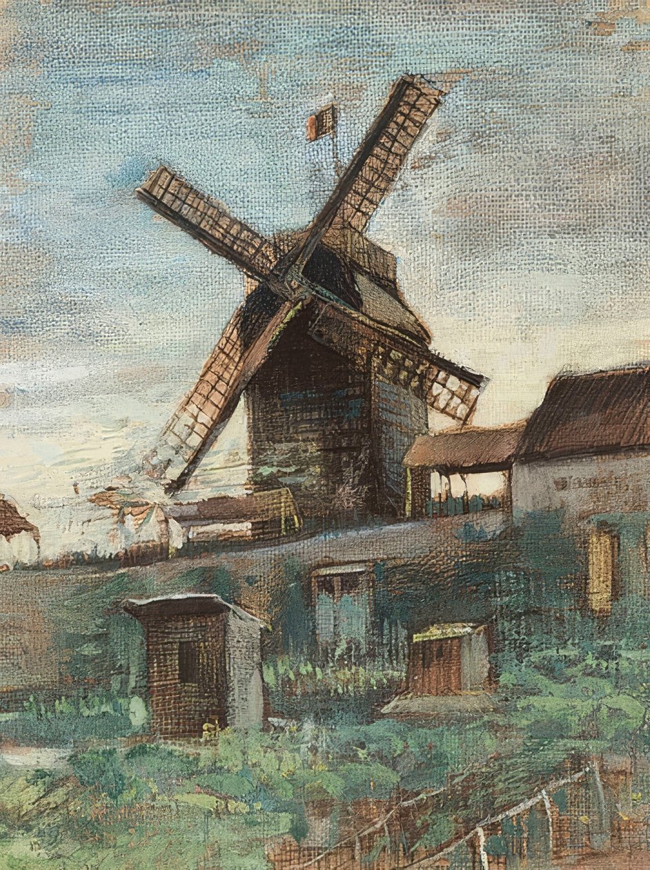 Le Moulin Le Blute-fin da Vincent van Gogh