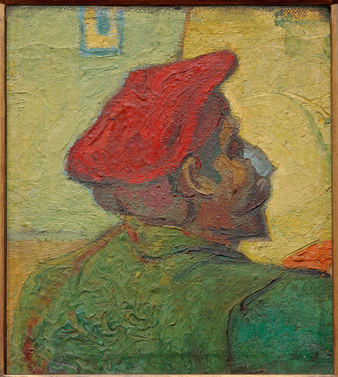 Paul Gauguin (uomo con cappello rosso) da Vincent van Gogh