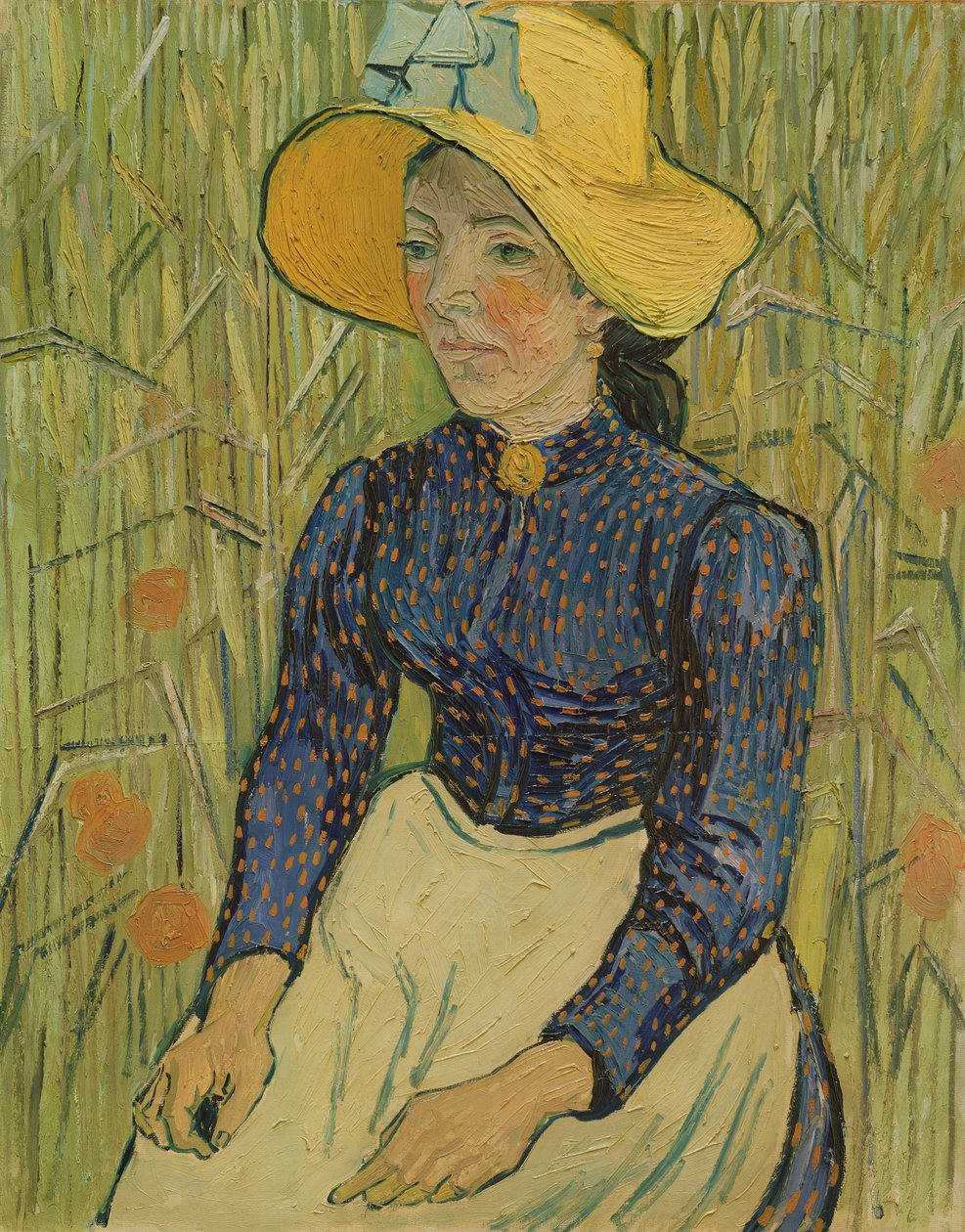 Contadina con cappello di paglia da Vincent van Gogh