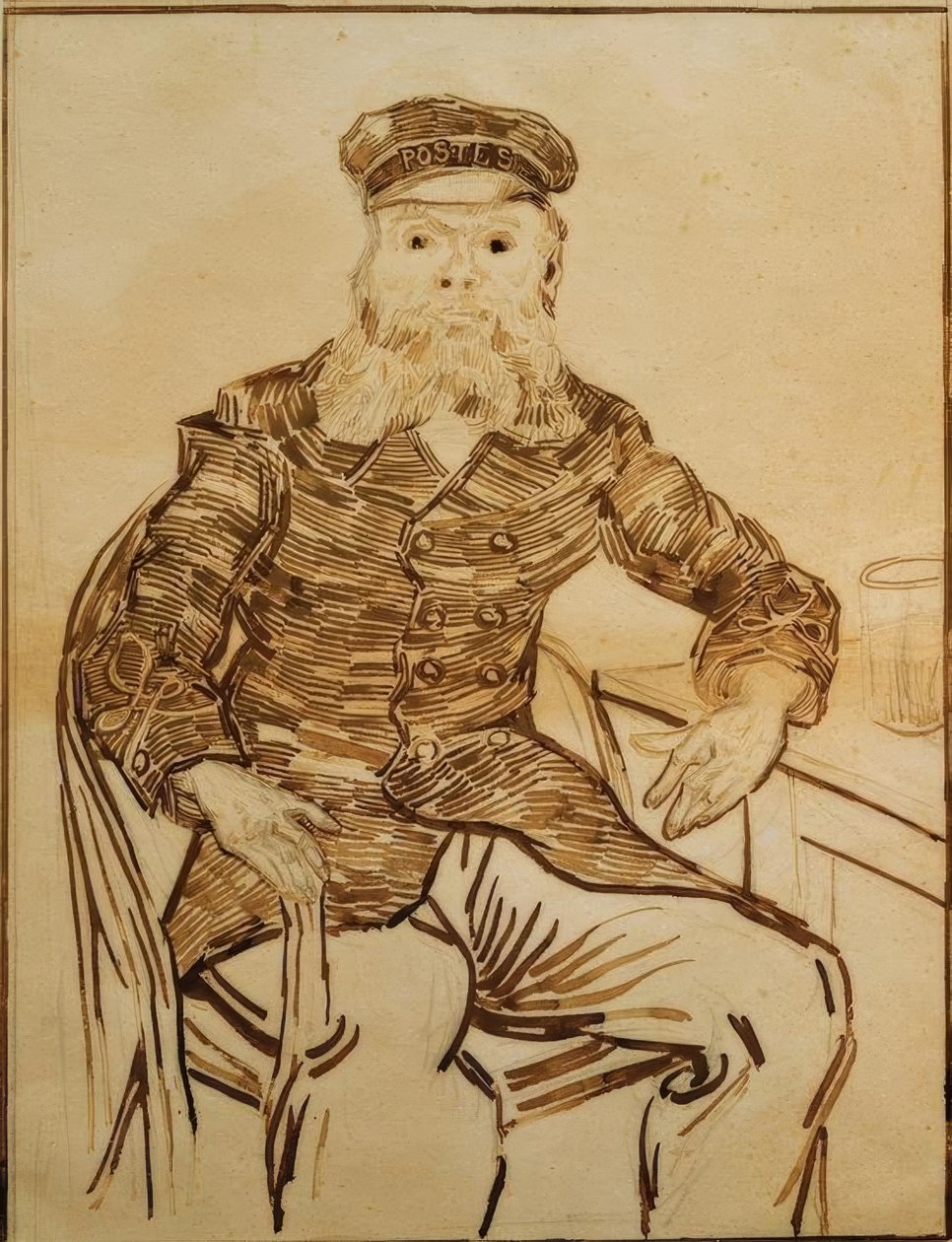 Ritratto di Joseph Roulin da Vincent van Gogh