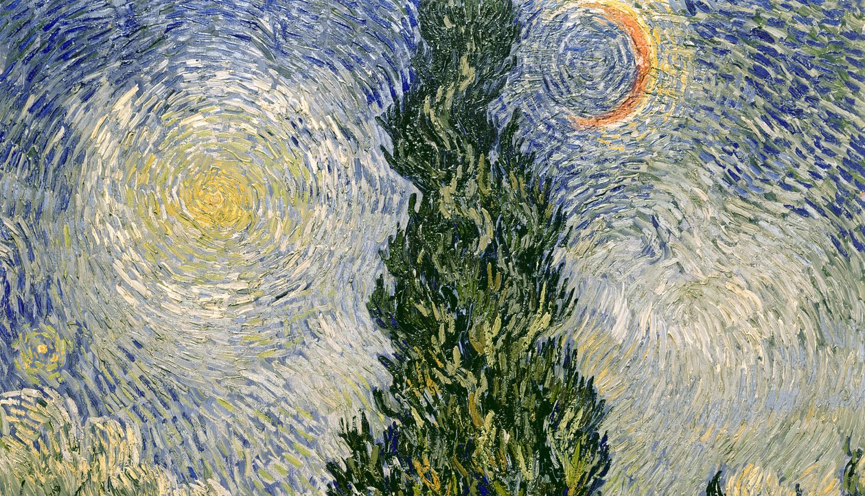 Strada con cipressi da Vincent van Gogh