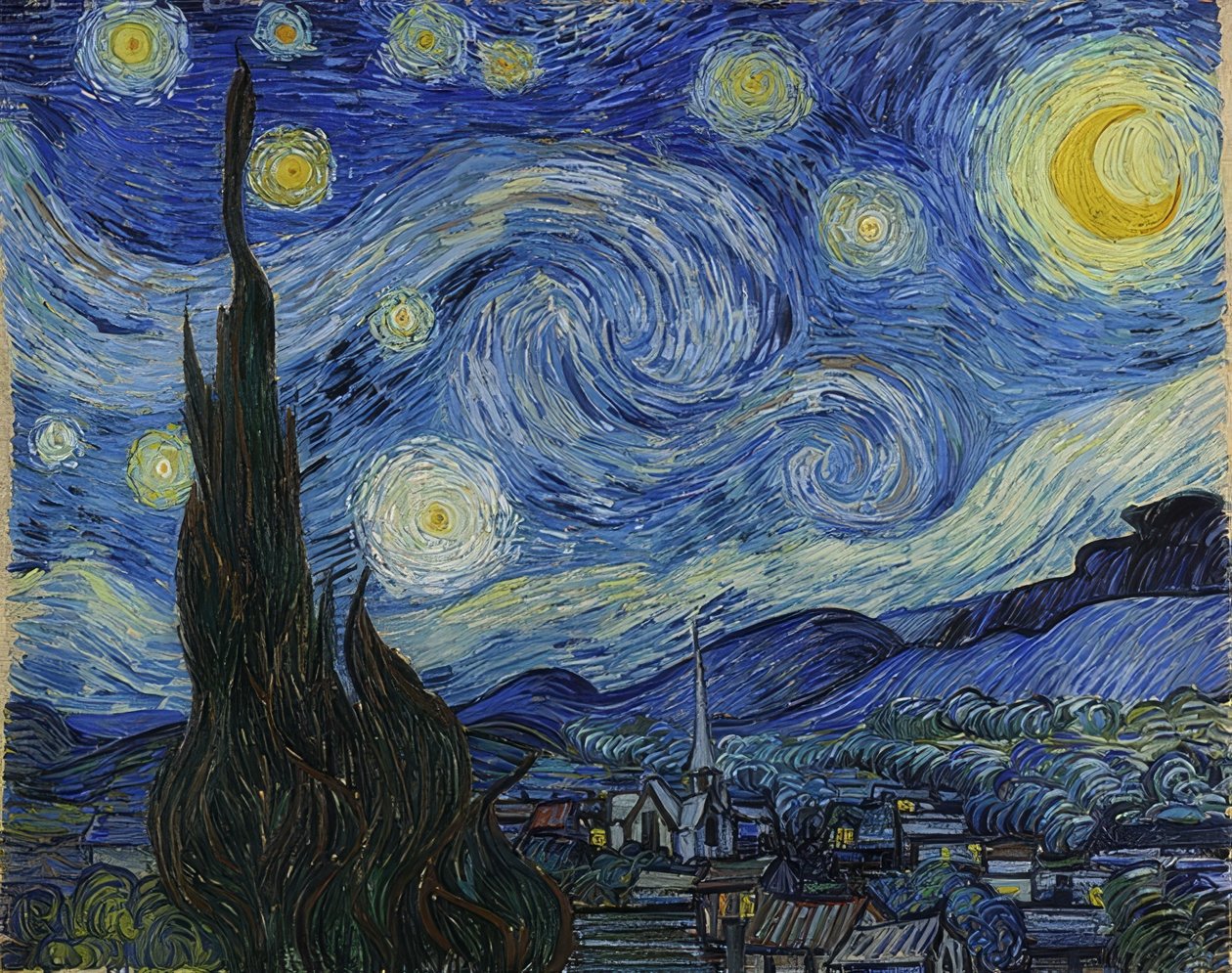 Notte stellata da Vincent van Gogh