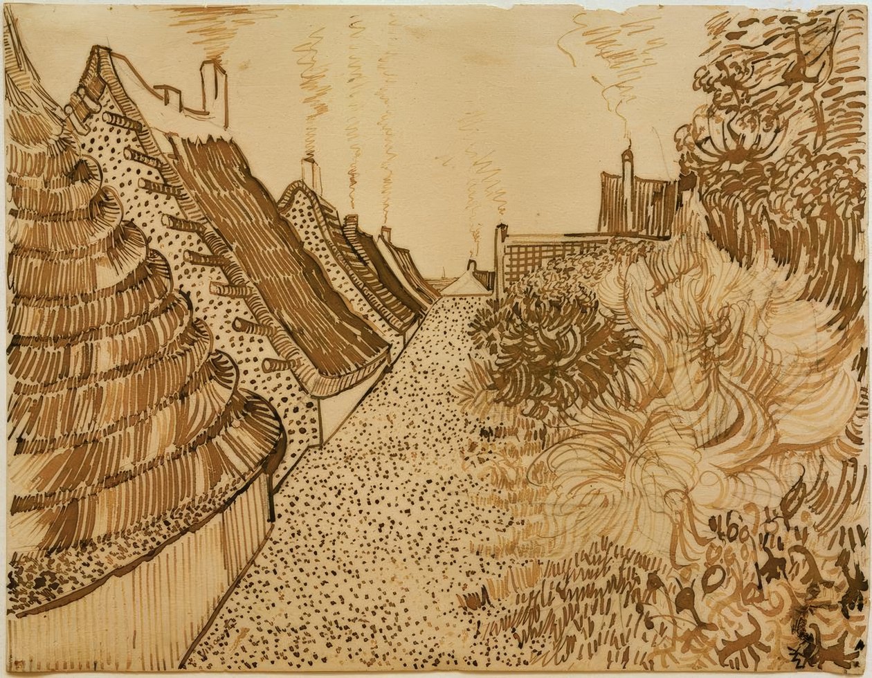 Strada a Saintes-Maries-de-la-Mer da Vincent van Gogh