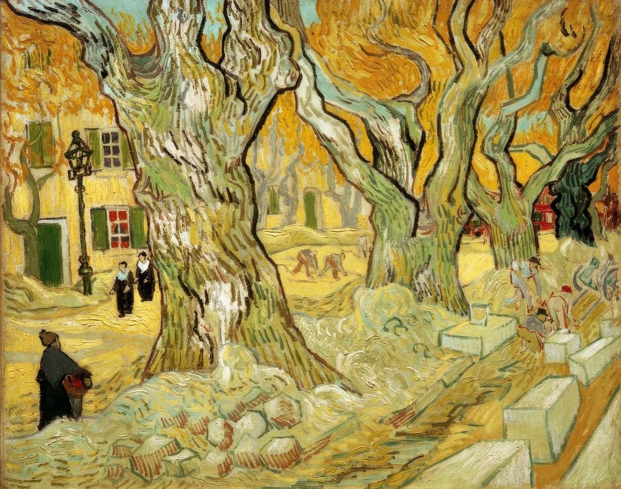 Operai stradali a Saint-Remy da Vincent van Gogh