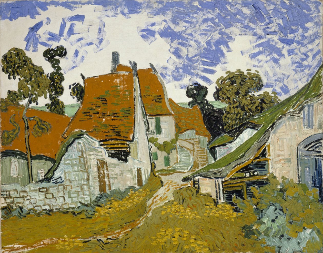 Strada in Auvers-sur-Oise da Vincent van Gogh