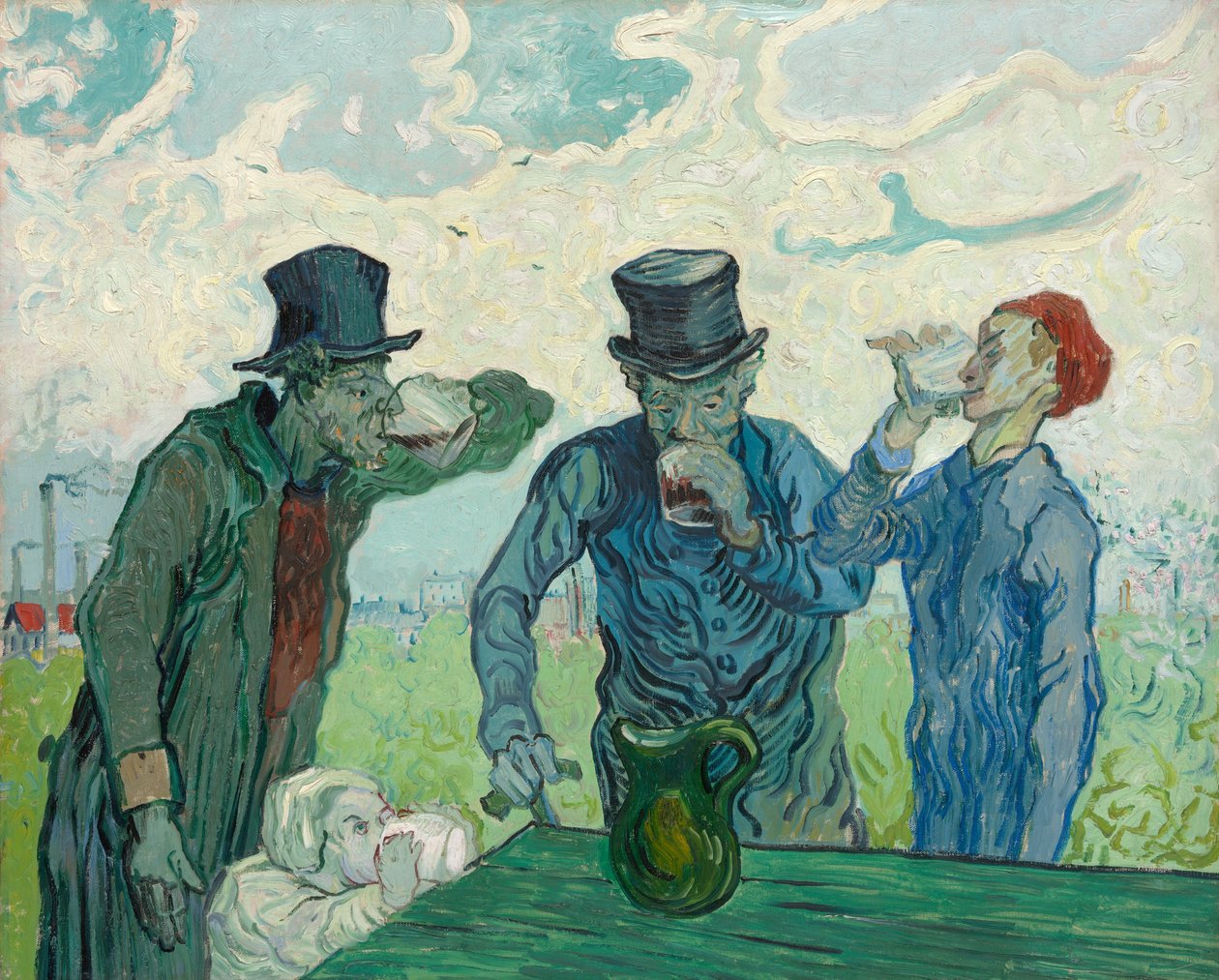 I bevitori da Vincent van Gogh