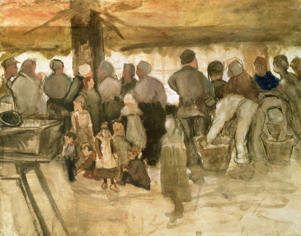 Il Mercato delle Patate, 1882 da Vincent van Gogh