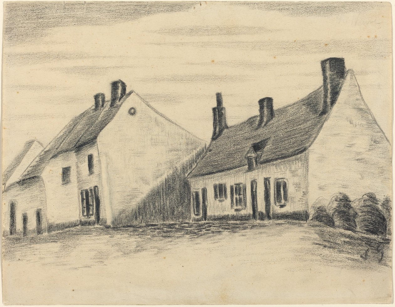 La casa Zandmennik da Vincent van Gogh