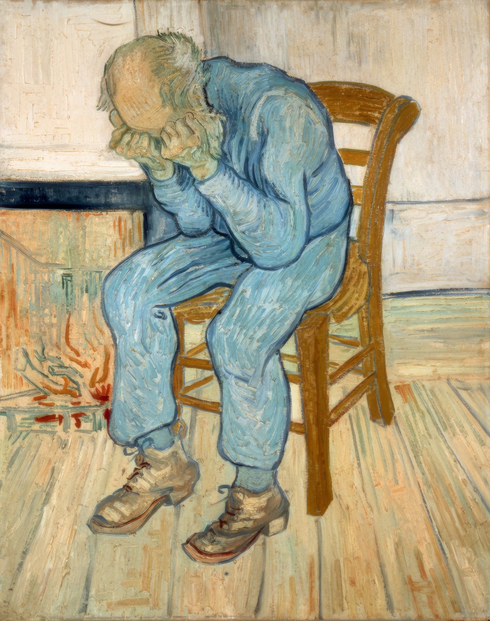 Vecchio uomo in lutto da Vincent van Gogh