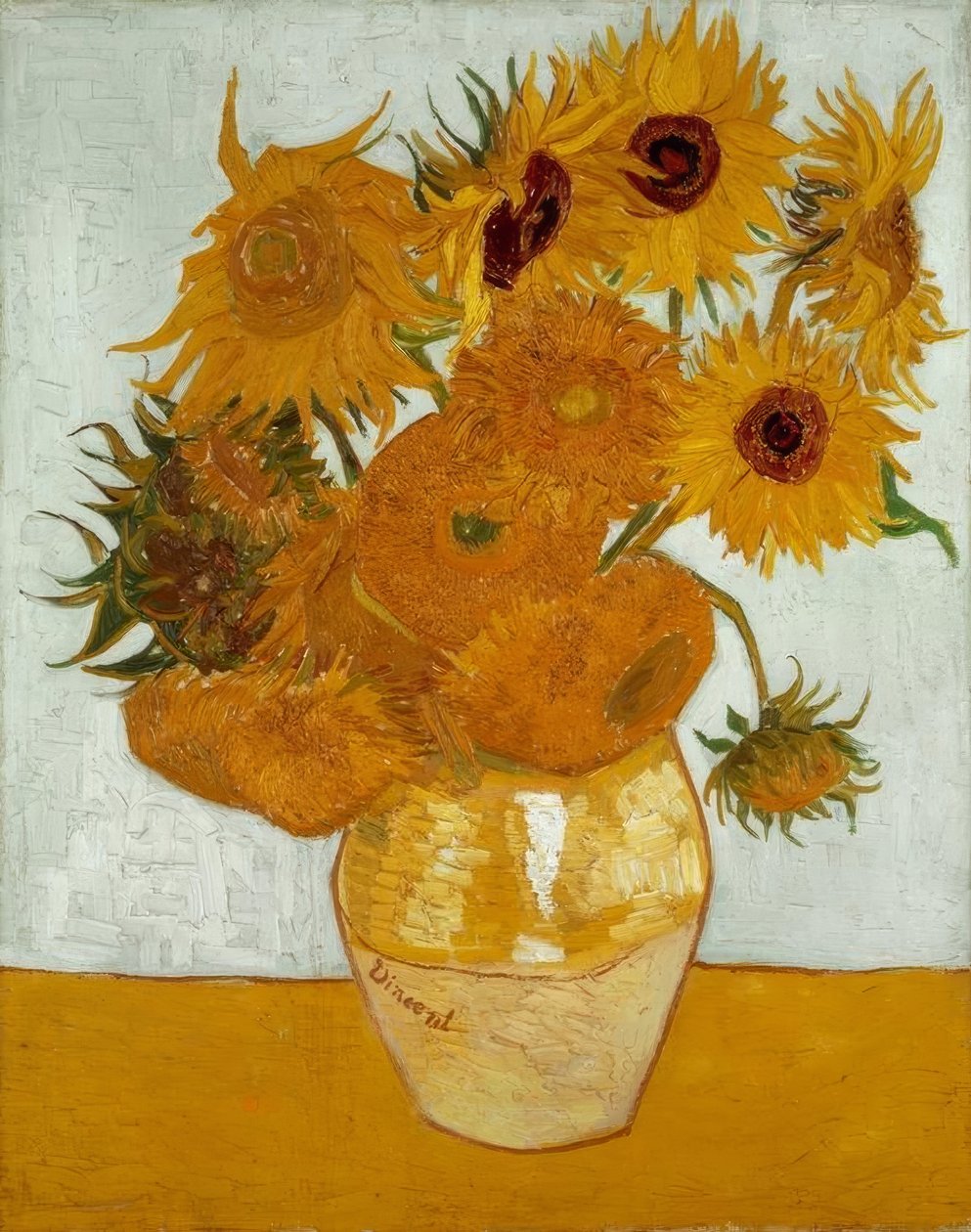 Vaso con girasoli da Vincent van Gogh