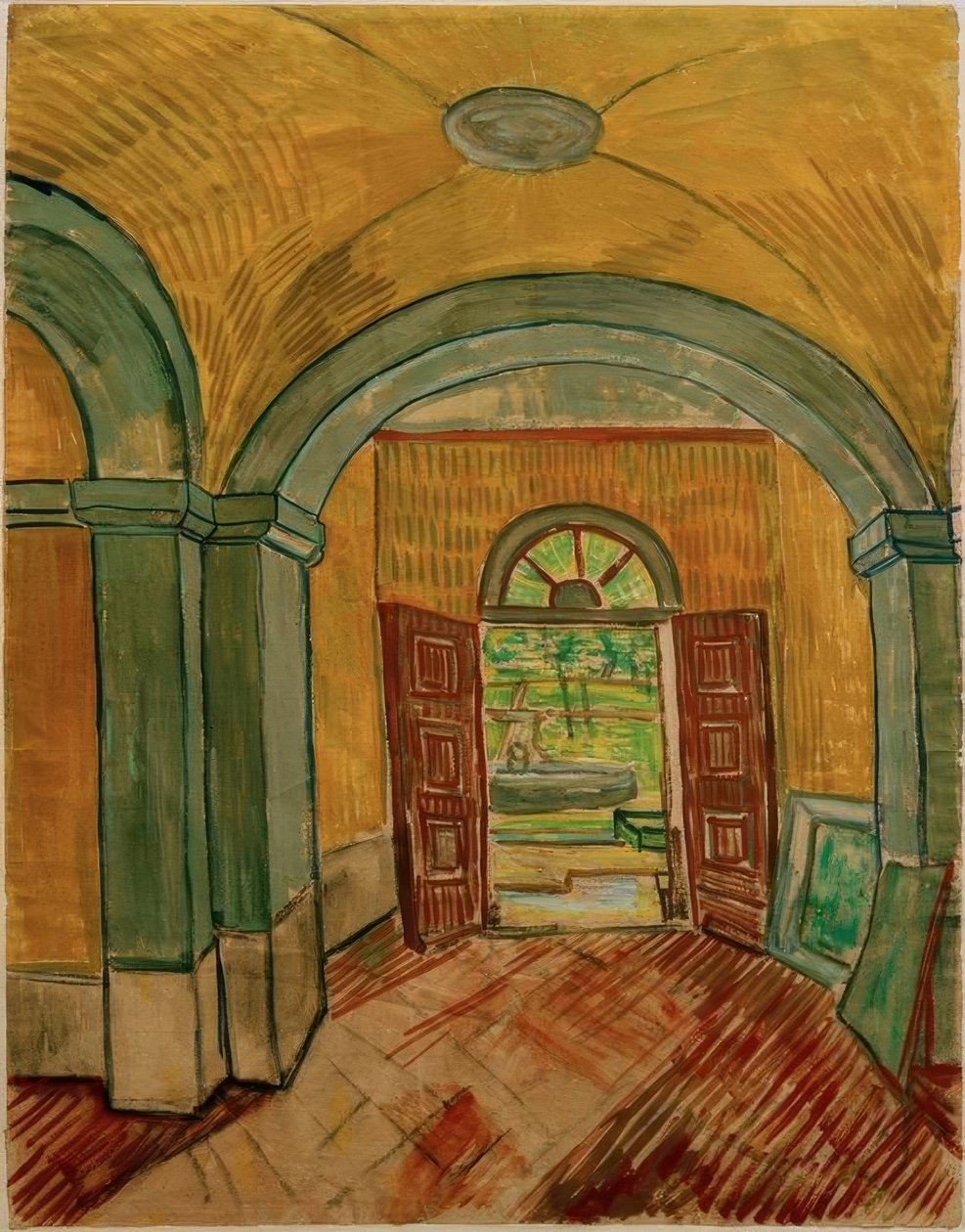Vestibolo nel sanatorio da Vincent van Gogh