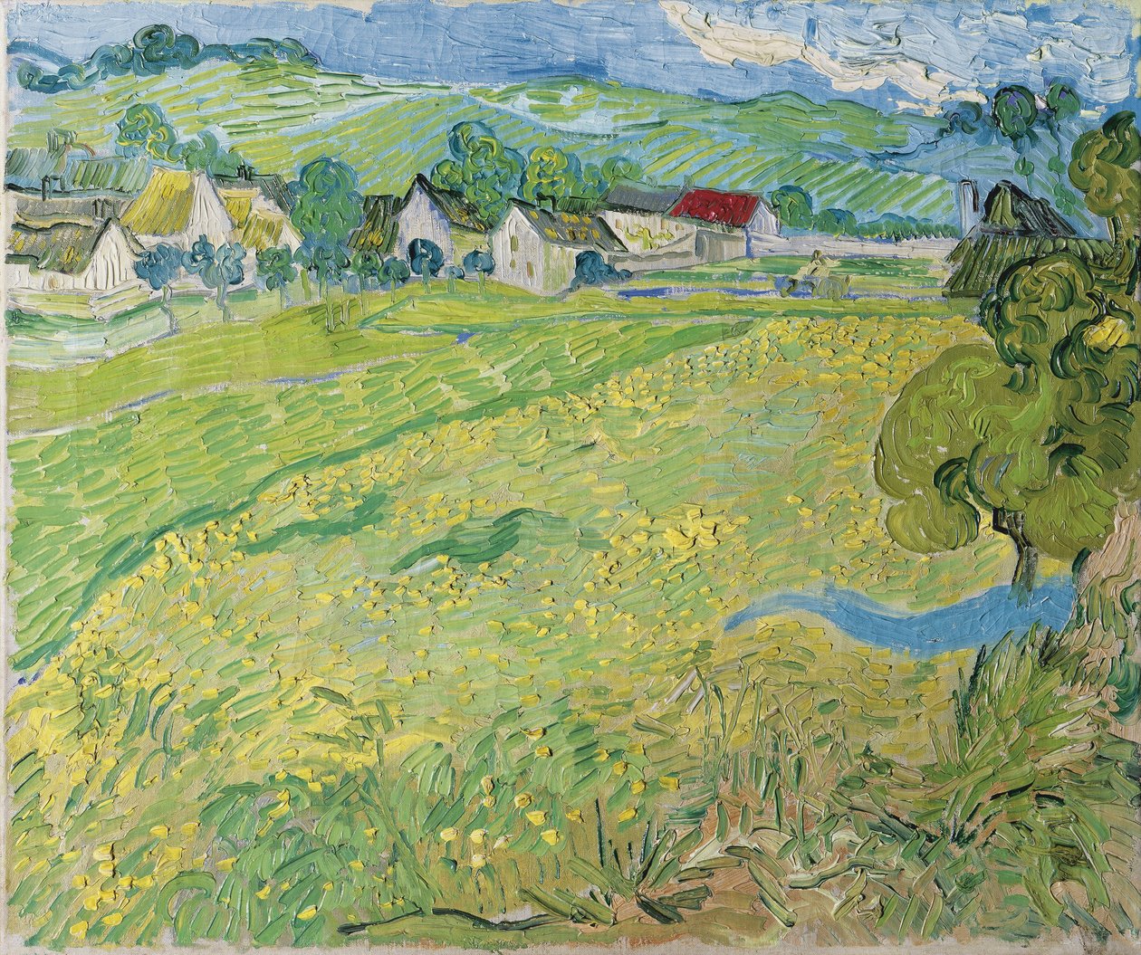 Veduta di Vessenots ad Auvers, 1890 da Vincent van Gogh