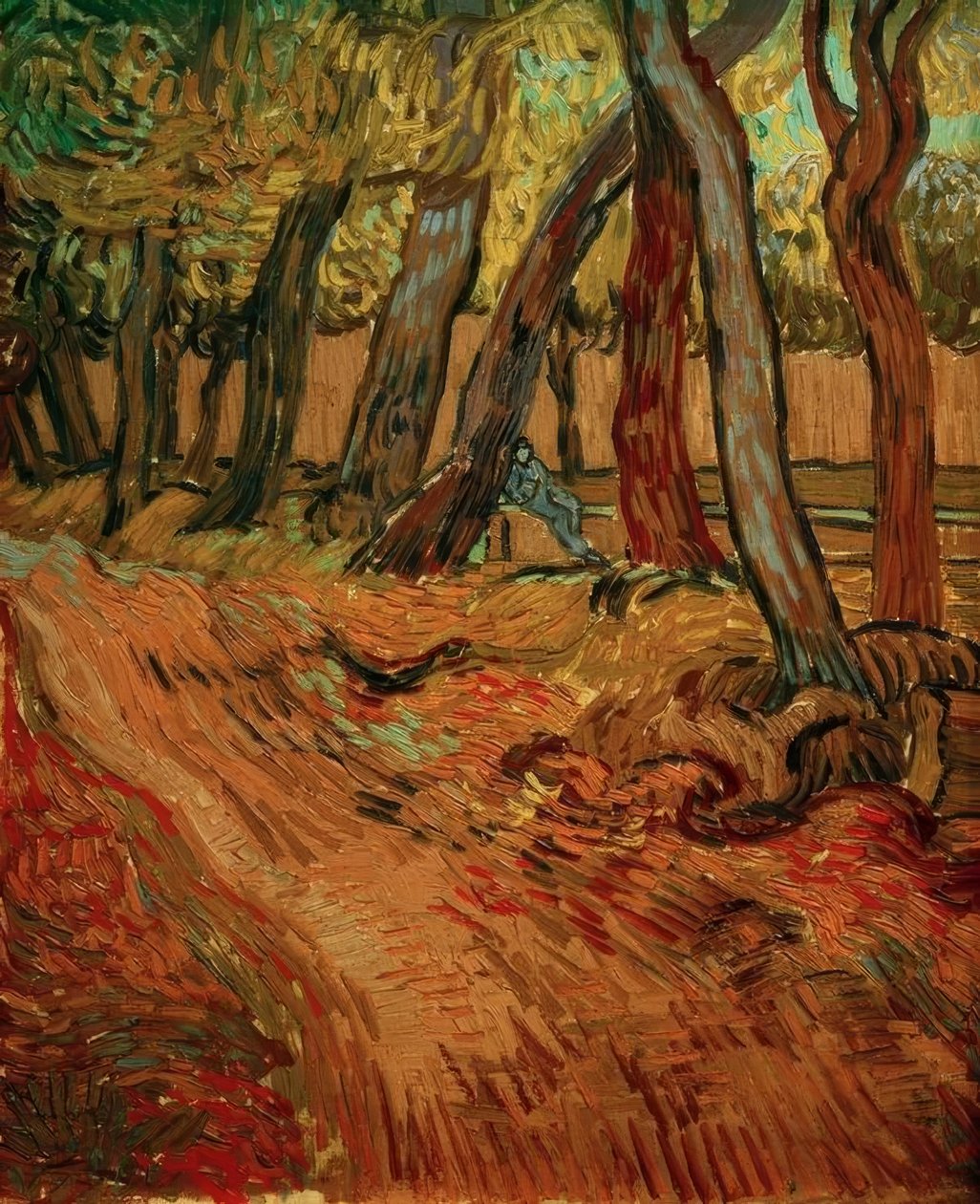 Sentiero nel giardino del sanatorio da Vincent van Gogh