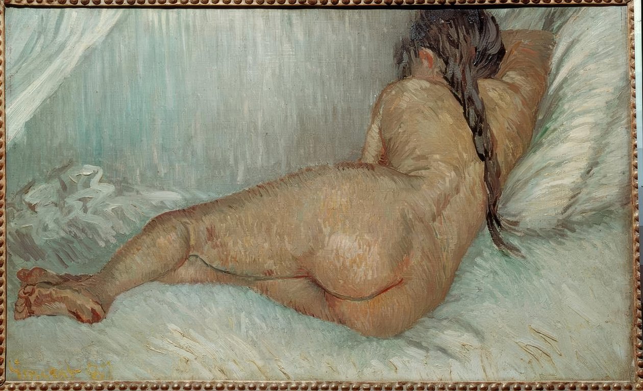 Nudo femminile di schiena da Vincent van Gogh
