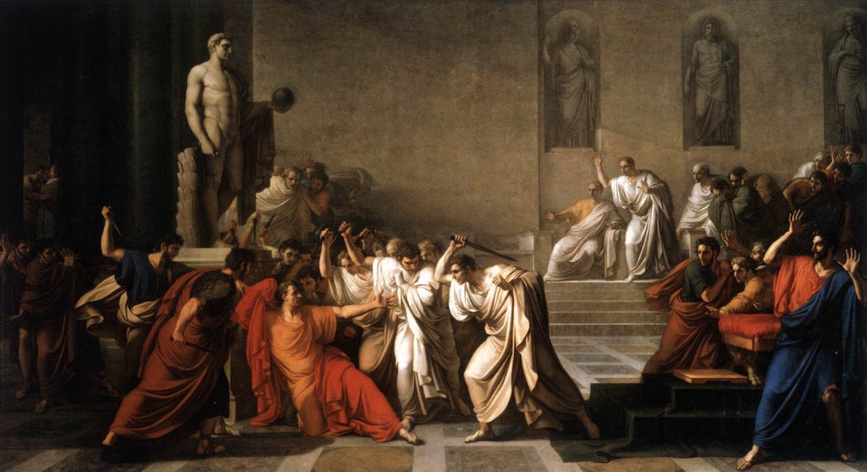 La morte di Cesare da Vincenzo Camuccini