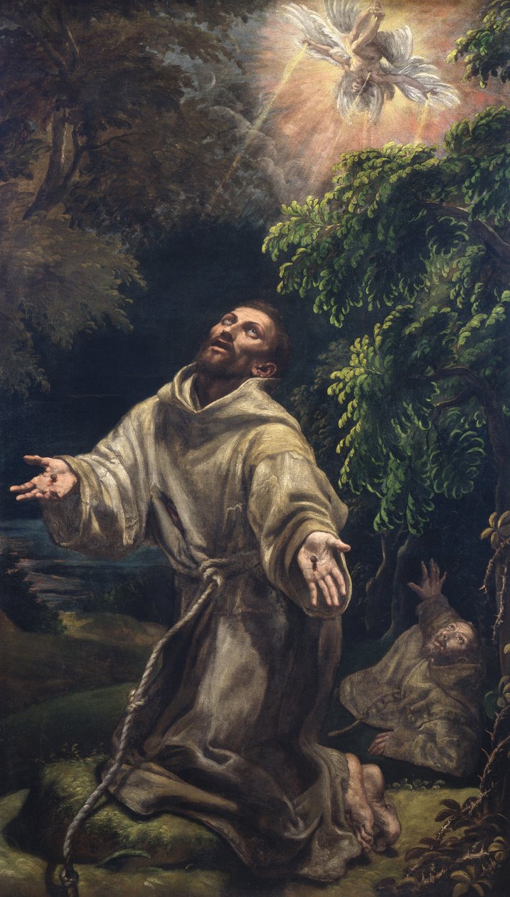 San Francesco con le stimmate da Vincenzo Campi