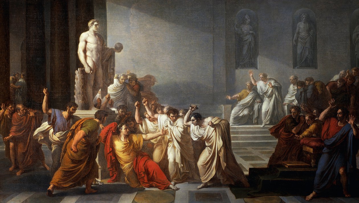 La Morte di Giulio Cesare da Vincenzo Camuccini