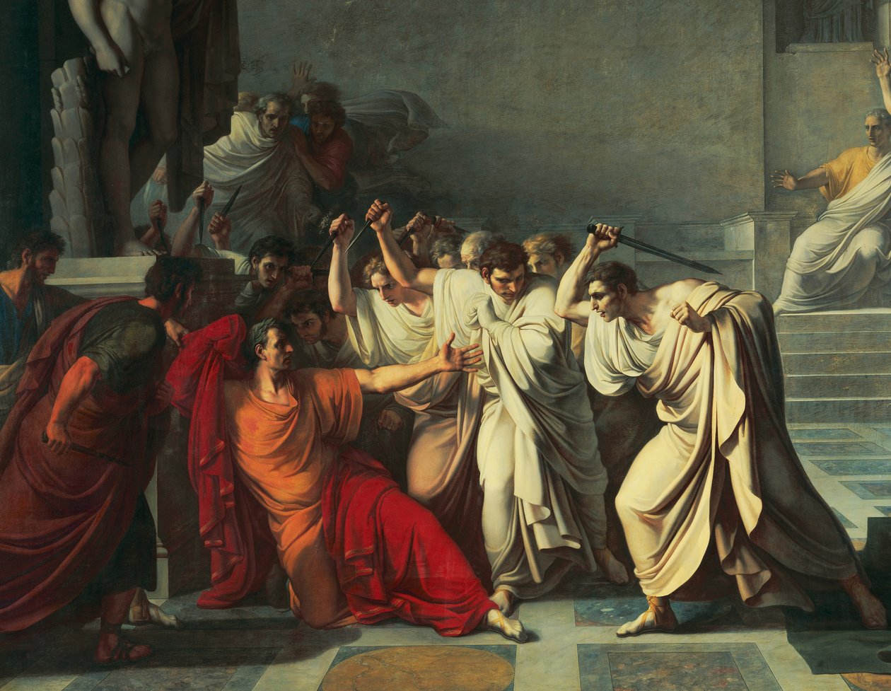 La morte di Giulio Cesare da Vincenzo Camuccini